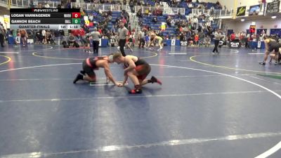 155 lbs Quarterfinal - Logan VanWagenen, Warhawks vs Gannon Beach, Dallastown