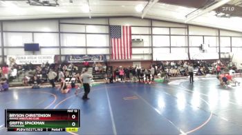 115 lbs Cons. Round 3 - Bryson Christenson, Ravage Wrestling Club vs Griffin Spackman, Timpanogos
