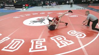 Cons. Round 1 - Zach Frahm, Plainview vs Keigan Couch, St. Mary`s