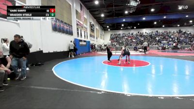 138 Boys Cons. Round 5 - Gabe Santo, Rancho Bernardo vs Braeden Steele, St Augustine