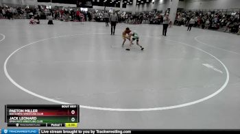 67 lbs Cons. Round 5 - Paeton Miller, Bad Karma Wrestling Club vs Jack Leonard, Open Mats Wrestling Club