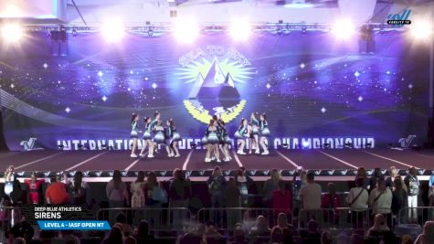 Deep Blue Athletics - Sirens [2025 L4 - IASF Open NT Day 1] 2025 Sea to Sky International Cheer Championship