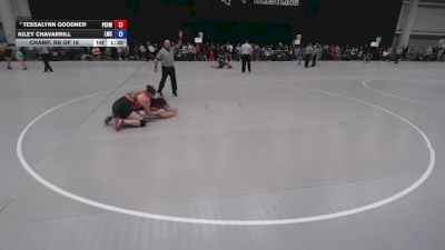 190 lbs Champ. Rd Of 16 - Tessalynn Goodner, Putnam City Freestyle Wrestling Club vs Kiley Chavarrill, Legacy Wrestling Club