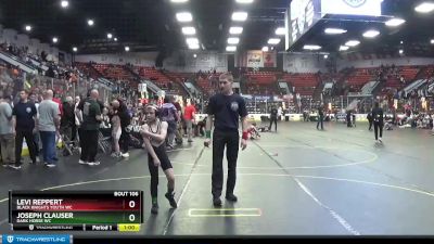 64 lbs Cons. Round 2 - Joseph Clauser, Dark Horse WC vs Levi Reppert, Black Knights Youth WC