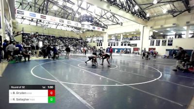 160 lbs Round Of 32 - Ben Dryden, Kingsway vs Ryan Gallagher, Pennridge