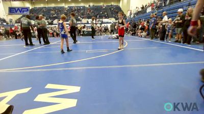 61 lbs Round Of 16 - Pike Sisco, Redskins Wrestling Club vs Maverick Higgins, Choctaw Ironman Youth Wrestling