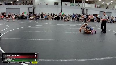 120 lbs Round 6 (8 Team) - Jake Holly, Iron Horse 1 vs Jason Difrietus, Savage Reapers