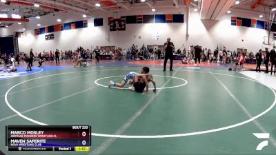 58/63/67 Round 3 - Marco Mosley, Heritage Pioneers Wrestling Cl vs Maven Saferite, NOVA Wrestling Club