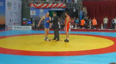 84 lbs round2 Cael Sanderson USA vs. Sharif Sharifov AZE