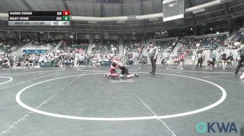 110 lbs Consi Of 16 #2 - Kaden Evans, Raw Wrestling Club vs Riley Robb, IRONMEN Wrestling Club