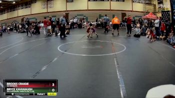 40-44 lbs Quarterfinal - Bryce Kavanaugh, Williamsburg Wrestling Club vs Brooks Craigie, VA Patriots