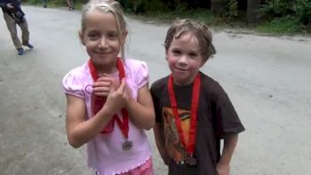 Graham and Samantha after youth 1k Adidas XC Challenge