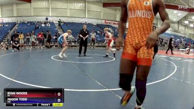 138 lbs Cons. Round 4 - Ryan Woods, MI vs Mason Todd, MO