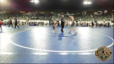 140 lbs 2nd Place - Boone Smith, Mighty Bluebirds vs Logan Sweetman, Bristow Youth Wrestling
