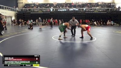 285 lbs Champ. Round 3 - Raymond Malo Gonzalez, East Los Angeles College vs Joe Ellis, Santa Rosa Junior College