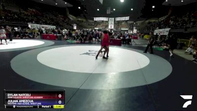 182 lbs Cons. Semi - Dylan Natceli, Wine Country Wrestling Academy vs Julian Amezcua, Western High School Wrestling