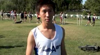 Michael Wang, 2nd place, Frosh Soph Boys at the 2011 DLS-CHS Nike Invitational