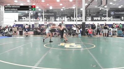 147 lbs Quarterfinal - Nathan Messano, Steller Trained Seripas - HSC vs Jayce Capello, Shore Thing - HSC
