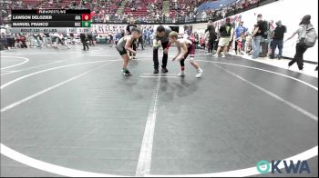 60 lbs Semifinal - Lawson Delozier, Ada vs Manuel Franco, Norman Grappling Club