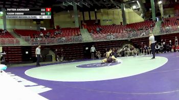 215 lbs Placement Matches (16 Team) - Kadin Dibbini, Manhattan HS vs Payten Andresen, Columbus