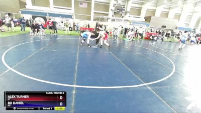 150 lbs Cons. Round 2 - Alex Turner, UT vs Bo Daniel, MT