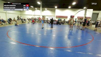 155 lbs Kellen Rabakon, Michigan Blue vs Karson Snyder, Pennsylvania Red