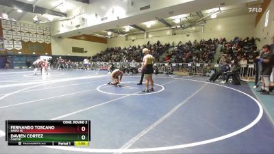 215 lbs Cons. Round 2 - Fernando Toscano, Santa Fe vs Davien Cortez, Carter