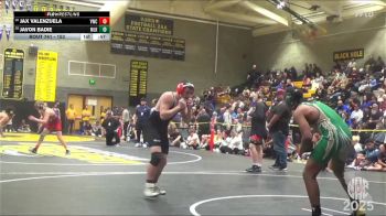 153 lbs Cons. Round 3 - Jax Valenzuela, Vacaville Wrestling Club vs Javon Badie, MLK