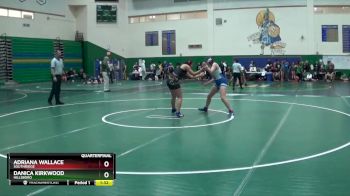 145 lbs Quarterfinal - Danica Kirkwood, Hillsboro vs Adriana Wallace, Southridge