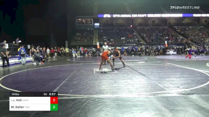 141 lbs Prelims - Joshua Heil, Campbell vs Marshall Keller, Princeton