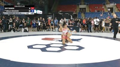 105 lbs Champ. Rd Of 64 - Sky Ramos, HI vs Bella Graziani, OH