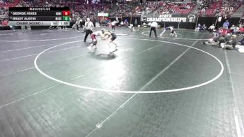 D1-138 lbs Champ. Round 1 - George Jones, Homestead vs Brady Austin, Muskego