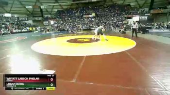 2 lbs Champ. Round 1 - Whyatt Larson Phelan, Orting vs Logan Busig, Woodland