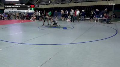 120 lbs Consi Of 8 #2 - Dominic Esposito, Columbia vs Jacob Hughen, Lake Hopatcong