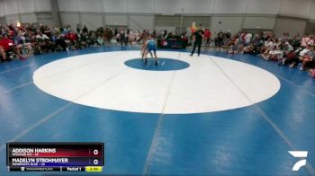 127 lbs 4th Wrestleback (16 Team) - Addison Harkins, Missouri Ice vs Madelyn Strohmayer, Minnesota Blue