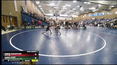 84 lbs Cons. Round 2 - Jorge Sagastume, Westlake vs Owen Hunt, Grantsville Wrestling Club