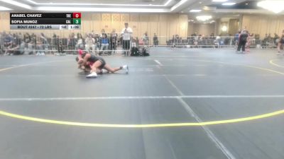 72 lbs Final - Anabel Chavez, The Valley WC vs Sofia Munoz, Cal Grapplers