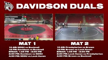 141 lbs Round 3 - Michael Olson, North Dakota State vs Marley Washington, Davidson