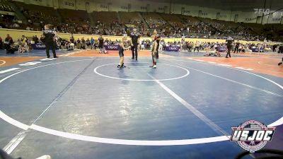 43 lbs Consi Of 4 - Boomer Clinkenbeard, Comanche Takedown Club vs Rhiller Ellison, El Reno Wrestling Club