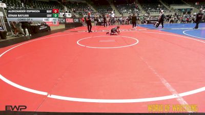 108 lbs Consi Of 4 - Alekzander Espinoza, MANTANONA-TC vs Ethan Bayliss, Contenders Wrestling Academy