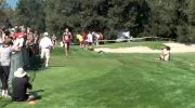 Finish of the college men's race at the 2011 Stanford CC Invitational