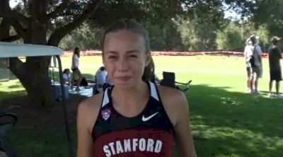 Stephanie Marcy, 5th place in the women's race at the 2011 Stanford CC Invitational