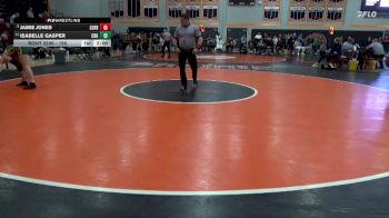 155 lbs Cons. Round 2 - Isabelle Gasper, Cedar Rapids Kennedy vs Jamie Jones, Sumner-Fredericksburg