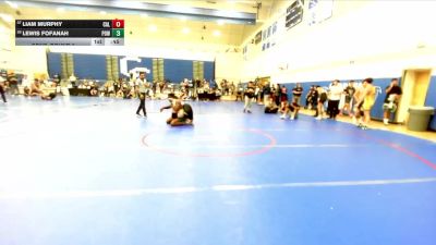 190 lbs Cons. Round 5 - Liam Murphy, West Torrance Highschool vs Lewis Fofanah, Poway