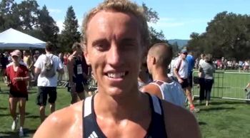 Jon Peterson, 3rd place in the men's race at the 2011 Stanford CC Invitational