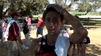 Erik Olson, 4th place in the men's race at the 2011 Stanford CC Invitational