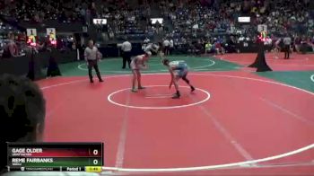 120 lbs Cons. Round 2 - Reme Fairbanks, WRN2 vs Gage Older, Unattached