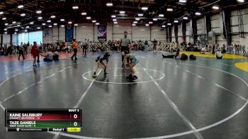 60 lbs Rd# 2 10:30am Friday - Kaine Salisbury, Dynasty Deathrow vs Taze Daniels, West Coast Elite