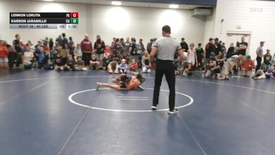 80 lbs Round Of 32 - Lennon Lokuta, PA vs Karson Jaramillo, CO