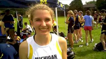 Caci Dishman, Michigan-Ann Arbor, 2nd women's race